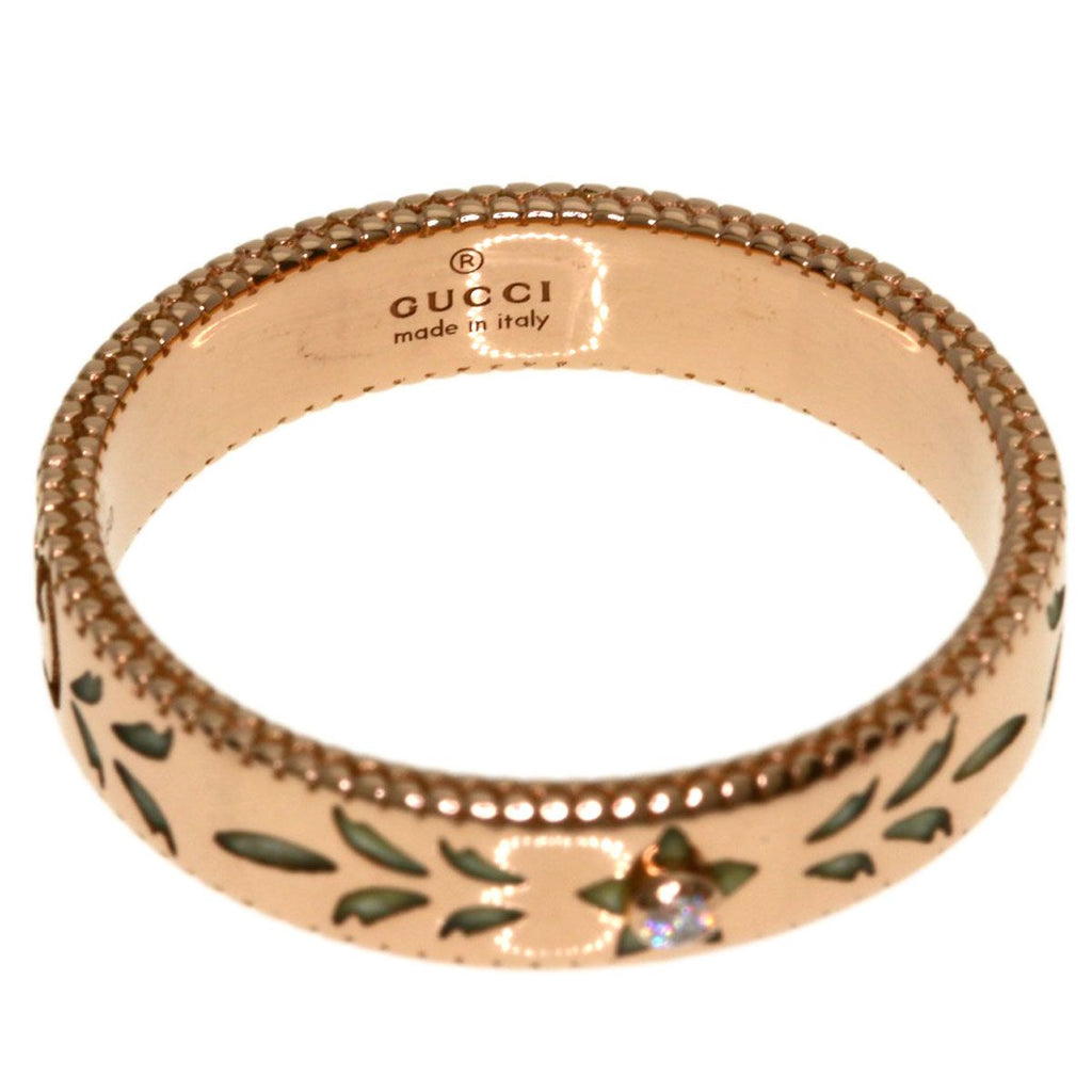 Gucci Icon Blue Diamond Ring 18k Pink Gold — view 4