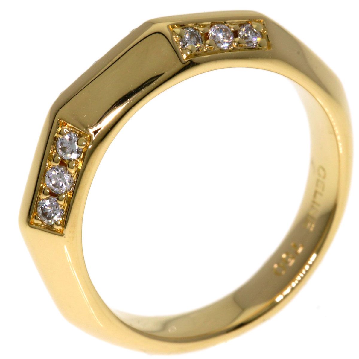 Celine Diamond Ring 18k Yellow Gold — view 2