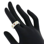 Gucci Icon Multicolor Gemstone Ring 18k Yellow Gold — view 6