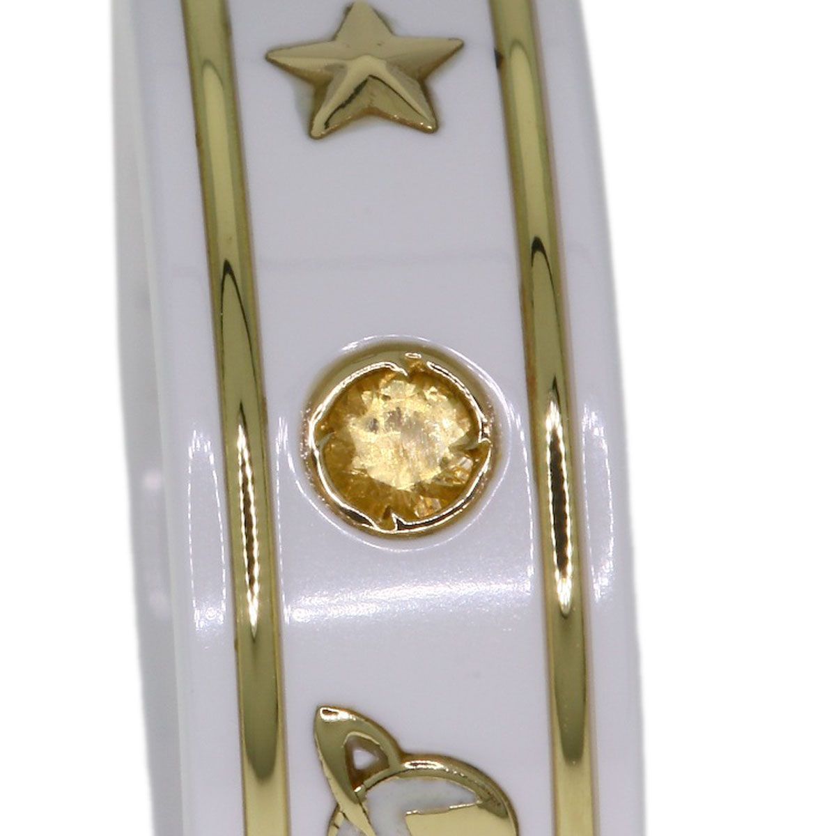 Gucci Icon Multicolor Gemstone Ring 18k Yellow Gold — view 7