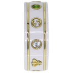 Gucci Icon Multicolor Gemstone Ring 18k Yellow Gold — view 3