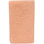Chanel CC Logo Camellia Lambskin Bifold Wallet Pink Beige — view 2