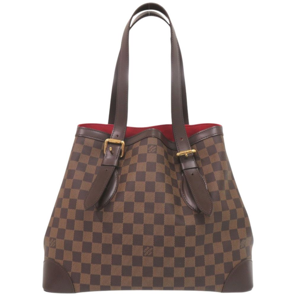 Louis Vuitton Hampstead MM Damier Brown Tote Bag — view 2