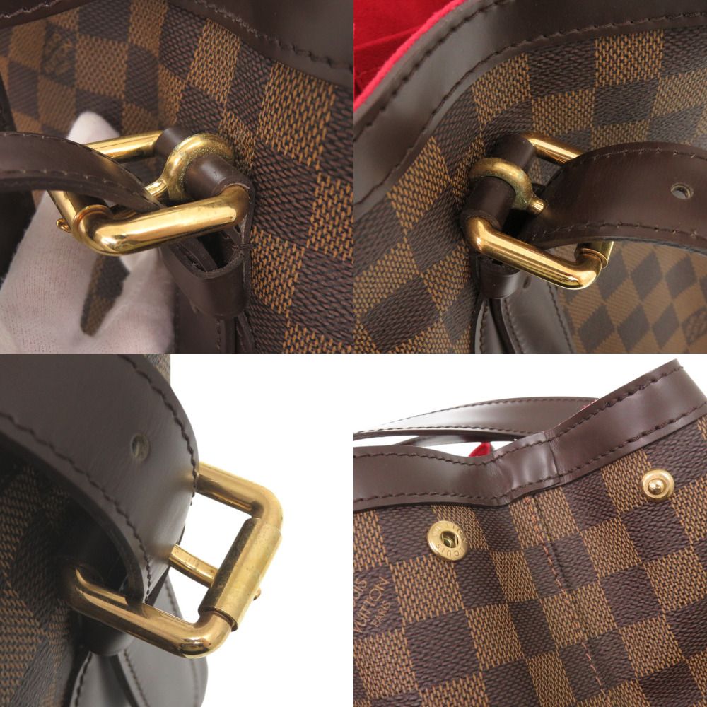 Louis Vuitton Hampstead MM Damier Brown Tote Bag — view 8