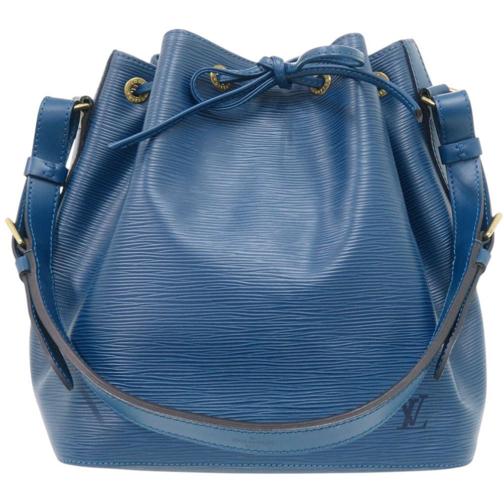 Louis Vuitton Petit Noe Epi Blue Shoulder Bag