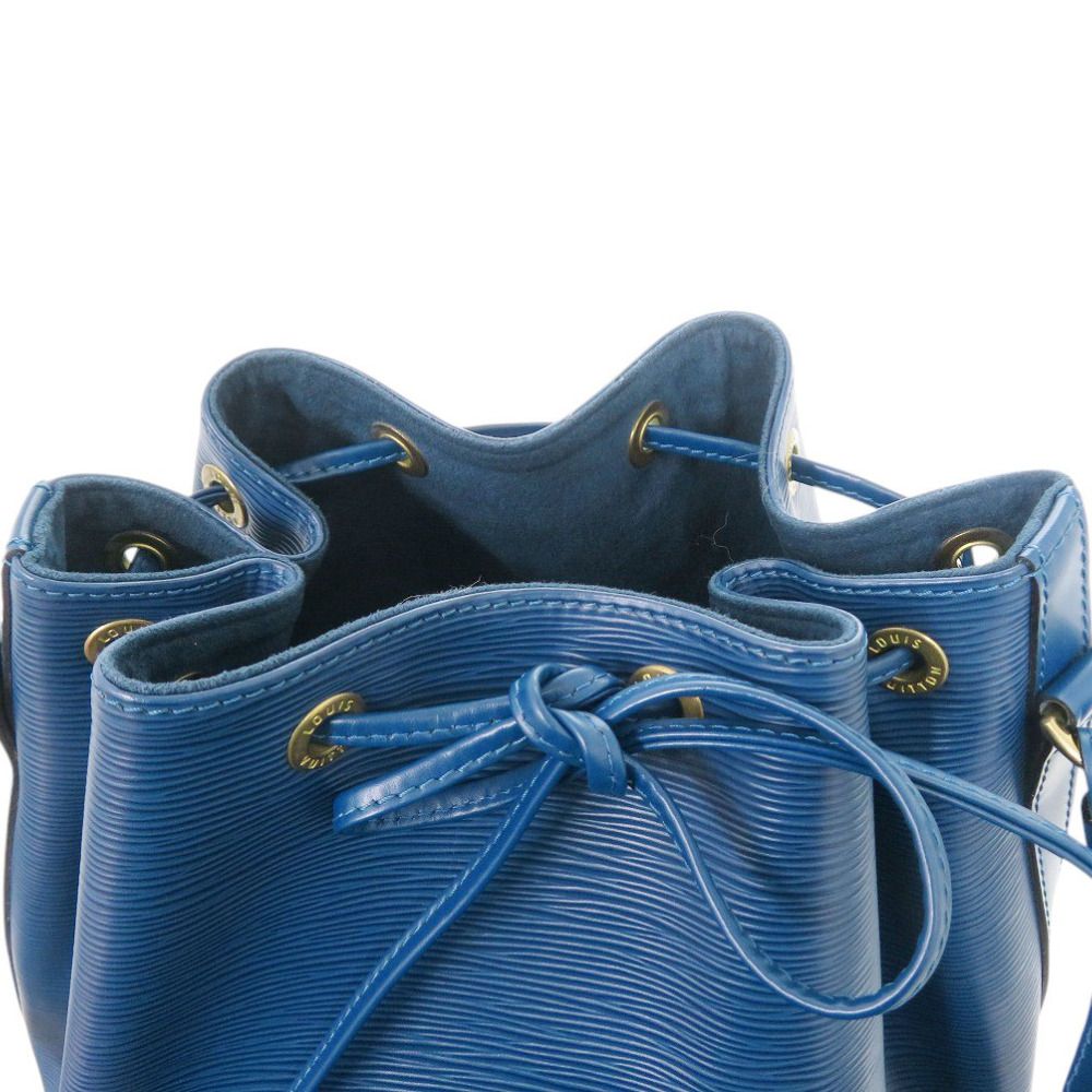 Louis Vuitton Petit Noe Epi Blue Shoulder Bag — view 7