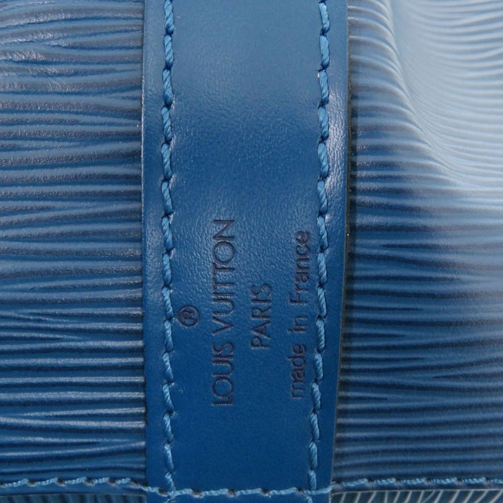 Louis Vuitton Petit Noe Epi Blue Shoulder Bag — view 8