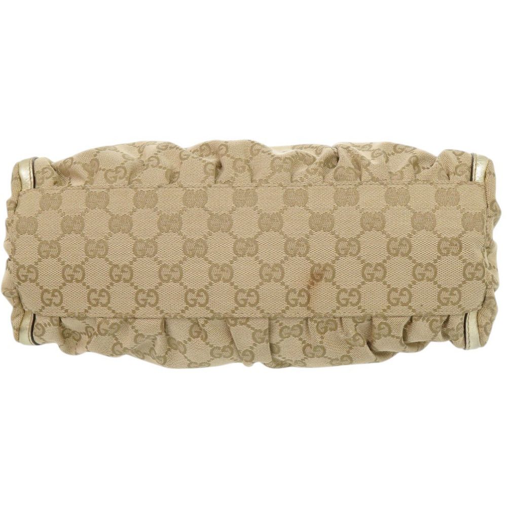 Gucci Guccissima Abbey GG Canvas Beige Gold Handbag — view 4