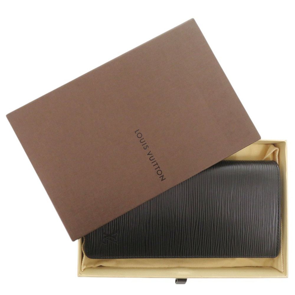 Louis Vuitton Portefeuille Brazza Epi Noir Wallet — view 2