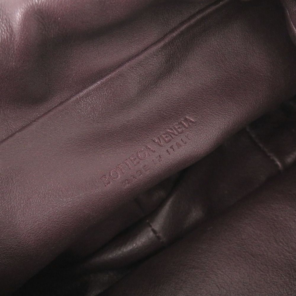 Bottega Veneta Mini the Valve Leather Purple Shoulder Bag — view 8