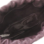 Bottega Veneta Mini the Valve Leather Purple Shoulder Bag — view 7