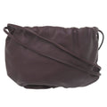 Bottega Veneta Mini the Valve Leather Purple Shoulder Bag