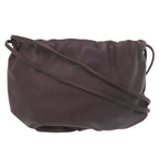 Bottega Veneta Mini the Valve Leather Purple Shoulder Bag