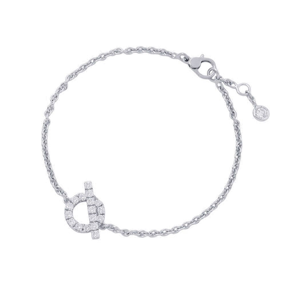 Hermes Bracelet Finesse Diamond 18k White Gold