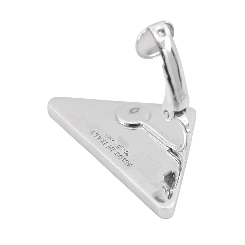 Prada Single Earrings Symbol Left Ear Metal Enamel — view 3