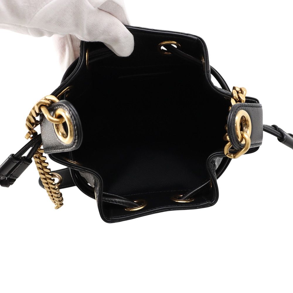 Saint Laurent Paris Shoulder Bag Small Cassandre Quilted Lambskin — view 5
