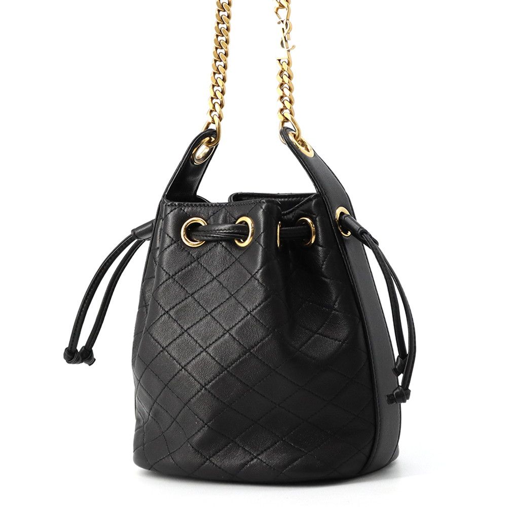 Saint Laurent Paris Shoulder Bag Small Cassandre Quilted Lambskin — view 2