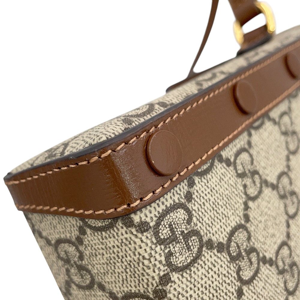 Gucci Shoulder Bag GG Supreme Horsebit 1955 — view 8