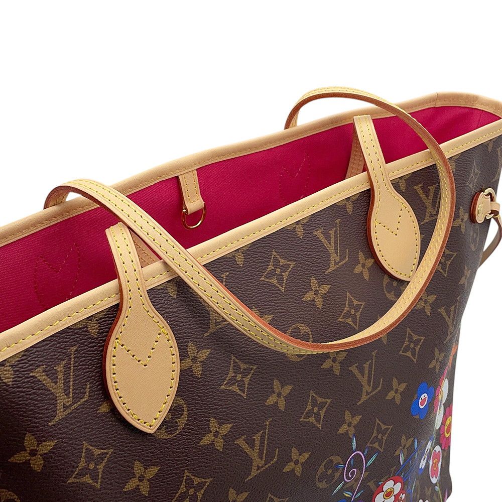 Louis Vuitton Tote Monogram LV TM Neverfull MM Takashi Murakami — view 6