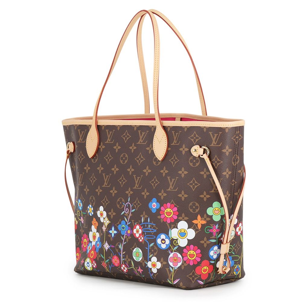 Louis Vuitton Tote Monogram LV TM Neverfull MM Takashi Murakami — view 2