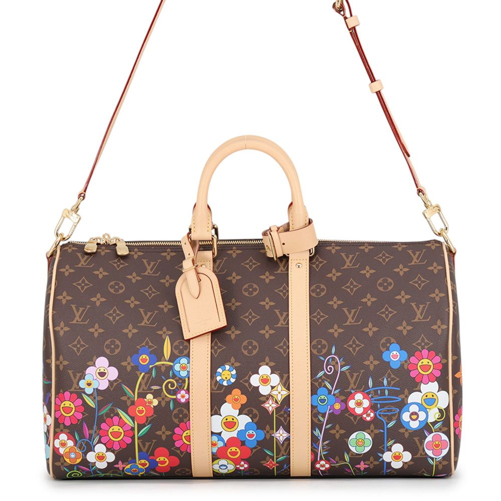 Louis Vuitton Boston Bag Monogram LV TM Keepall Bandouliere 45 Travelbag