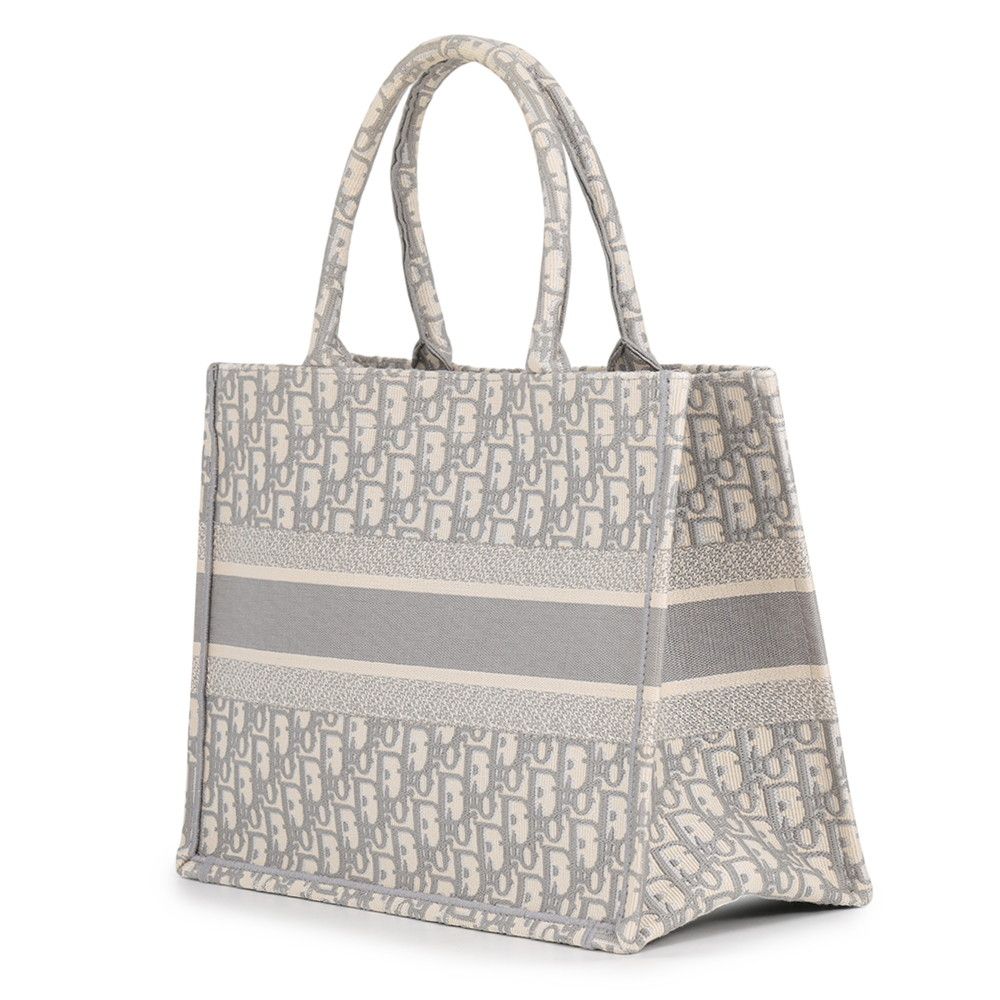 Dior Tote Bag Oblique Book Medium Canvas — view 2