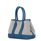 Hermes Tote Bag Neo Garden 23 Party Ecru Blue Outremer Toile — view 2