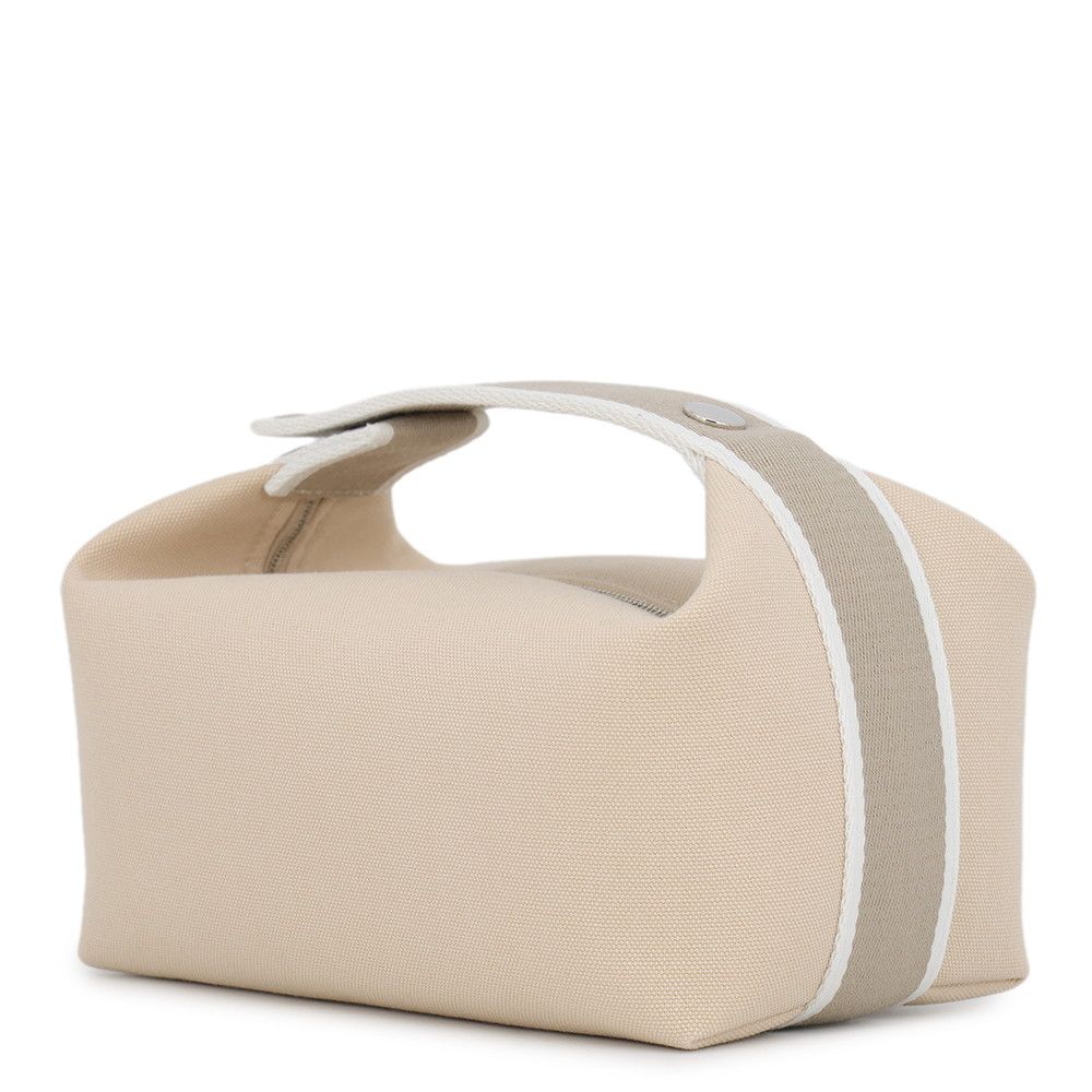 Hermes Pouch Bride-a-Brac PM Natural Silver Canvas Case — view 2