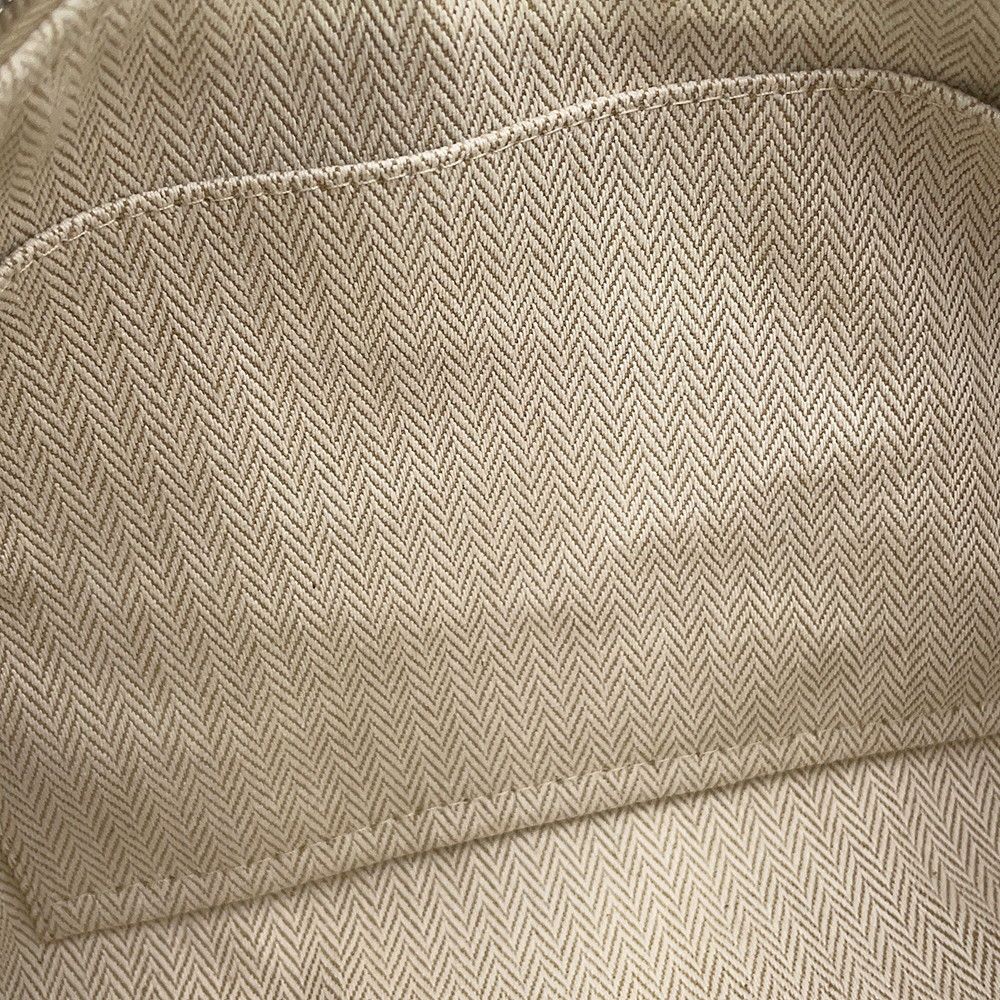 Hermes Pouch Bride-a-Brac PM Natural Silver Canvas Case — view 6