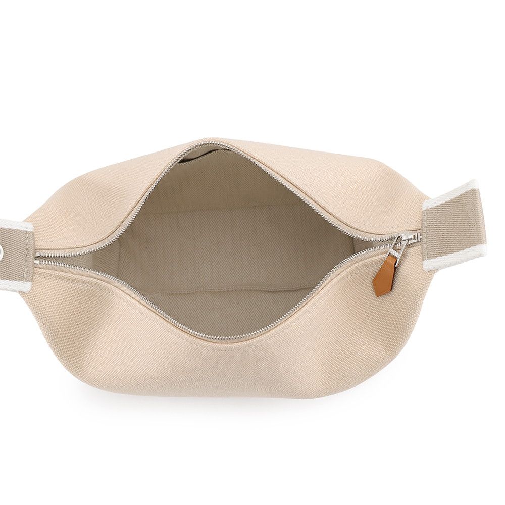 Hermes Pouch Bride-a-Brac PM Natural Silver Canvas Case — view 5