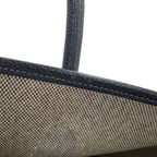 Hermes Tote Bag Garden Party PM Beige Black Silver Toile H Buffalo — view 8