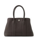 Hermes Tote Bag Neo Garden 23 Party Chocolat Silver Togo