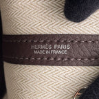 Hermes Tote Bag Neo Garden 23 Party Chocolat Silver Togo — view 6
