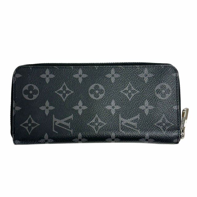 Louis Vuitton Monogram Eclipse Zippy Vertica Zip Around Wallet