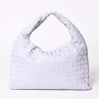 Bottega Veneta Small Hop Intrecciato Bag Leather Purple — view 2