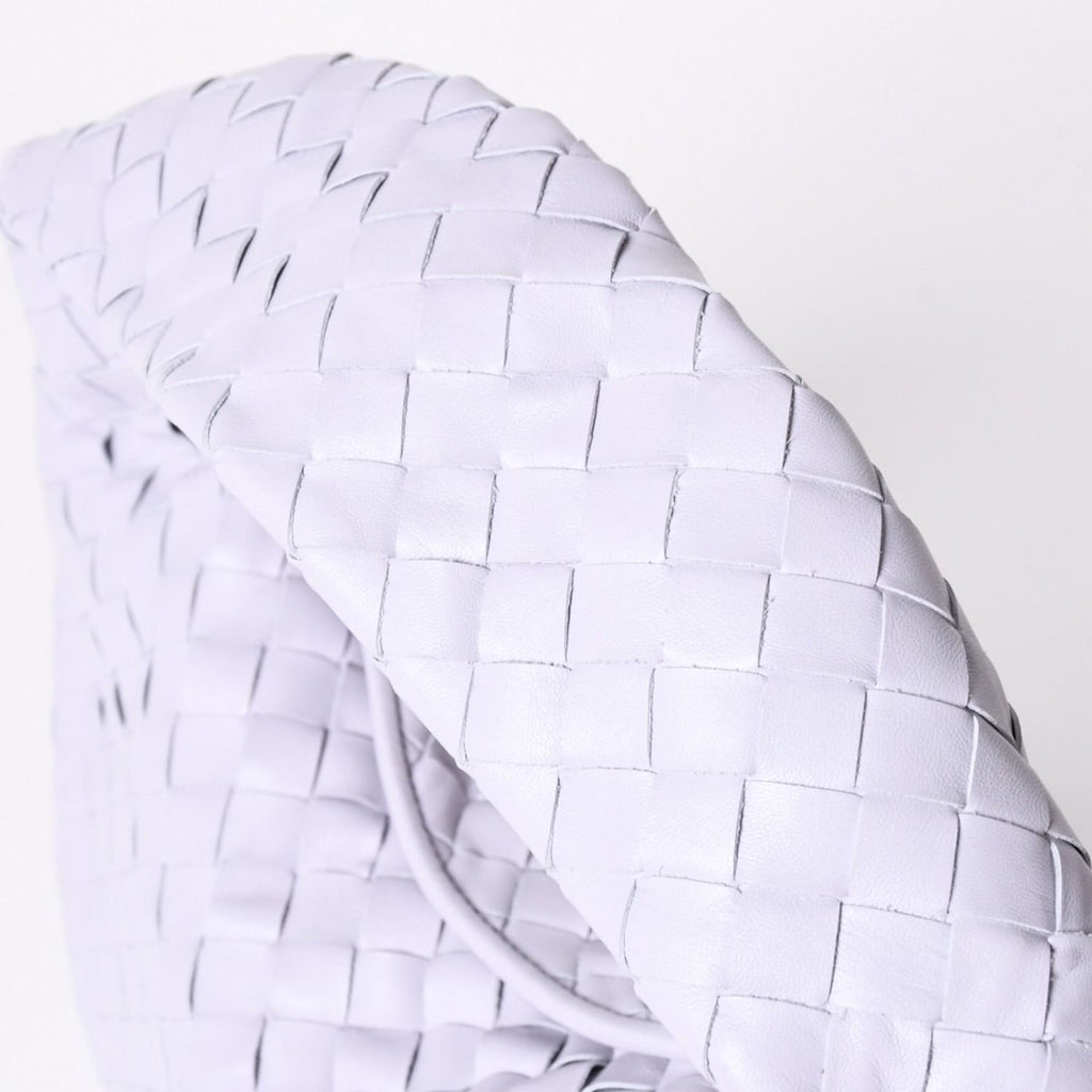 Bottega Veneta Small Hop Intrecciato Bag Leather Purple — view 4