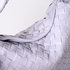 Bottega Veneta Small Hop Intrecciato Bag Leather Purple — view 7