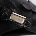 Saint Laurent Tropez Tiered Frill Bag Black Gold — view 6