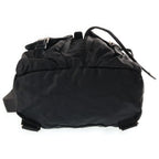 Prada Triangle Logo Tessuto Nylon Backpack Black — view 4