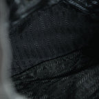 Prada Triangle Logo Tessuto Nylon Backpack Black — view 8