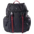 Gucci Tiger Motif Nylon Backpack Black Gold