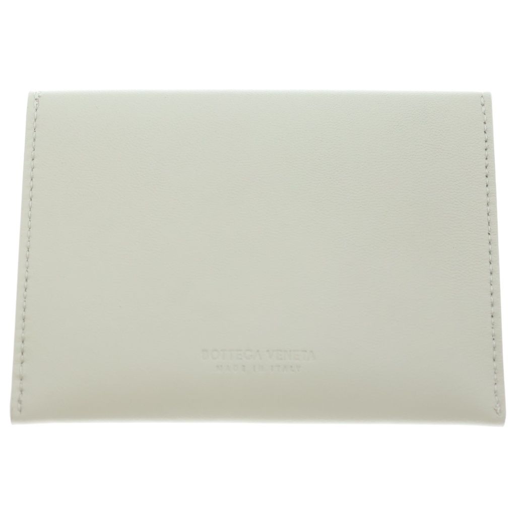 Bottega Veneta Envelope Card Case Shape Ivory Leather — view 2
