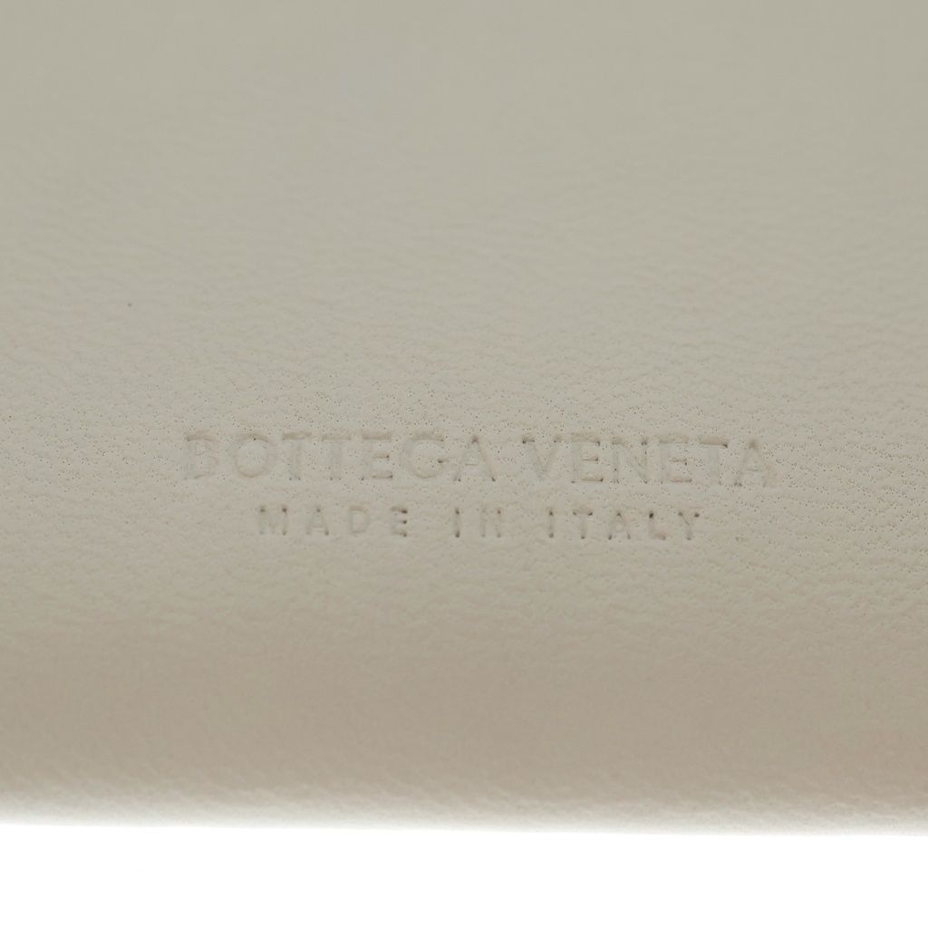 Bottega Veneta Envelope Card Case Shape Ivory Leather — view 5