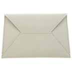 Bottega Veneta Envelope Card Case Shape Ivory Leather