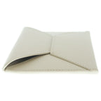 Bottega Veneta Envelope Card Case Shape Ivory Leather — view 3