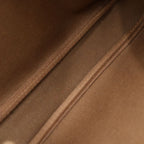 Louis Vuitton Monogram Pochette Accessoires Handbag Pouch Case Brown Leather — view 8