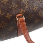 Louis Vuitton Monogram Boston Bag Brown Leather Gold — view 8