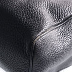 Prada Leather Mini Boston Bag Black Gold — view 5
