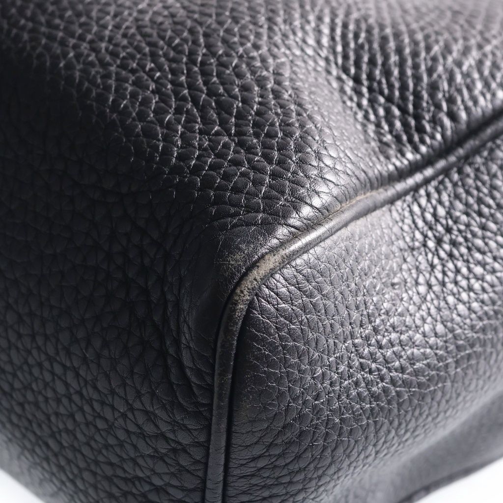 Prada Leather Mini Boston Bag Black Gold — view 5