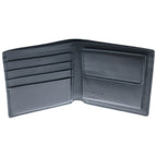 Loewe Anagram Embossed Bifold Leather Compact Wallet Gray — view 4